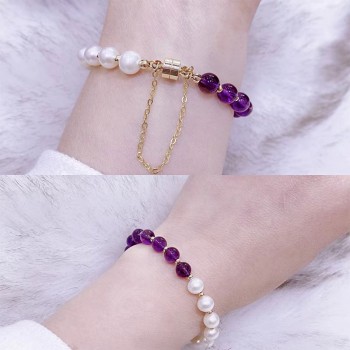 NATURAL AMETHYST BRACELET