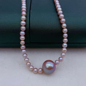 PURPLE PEARL NECKLACE